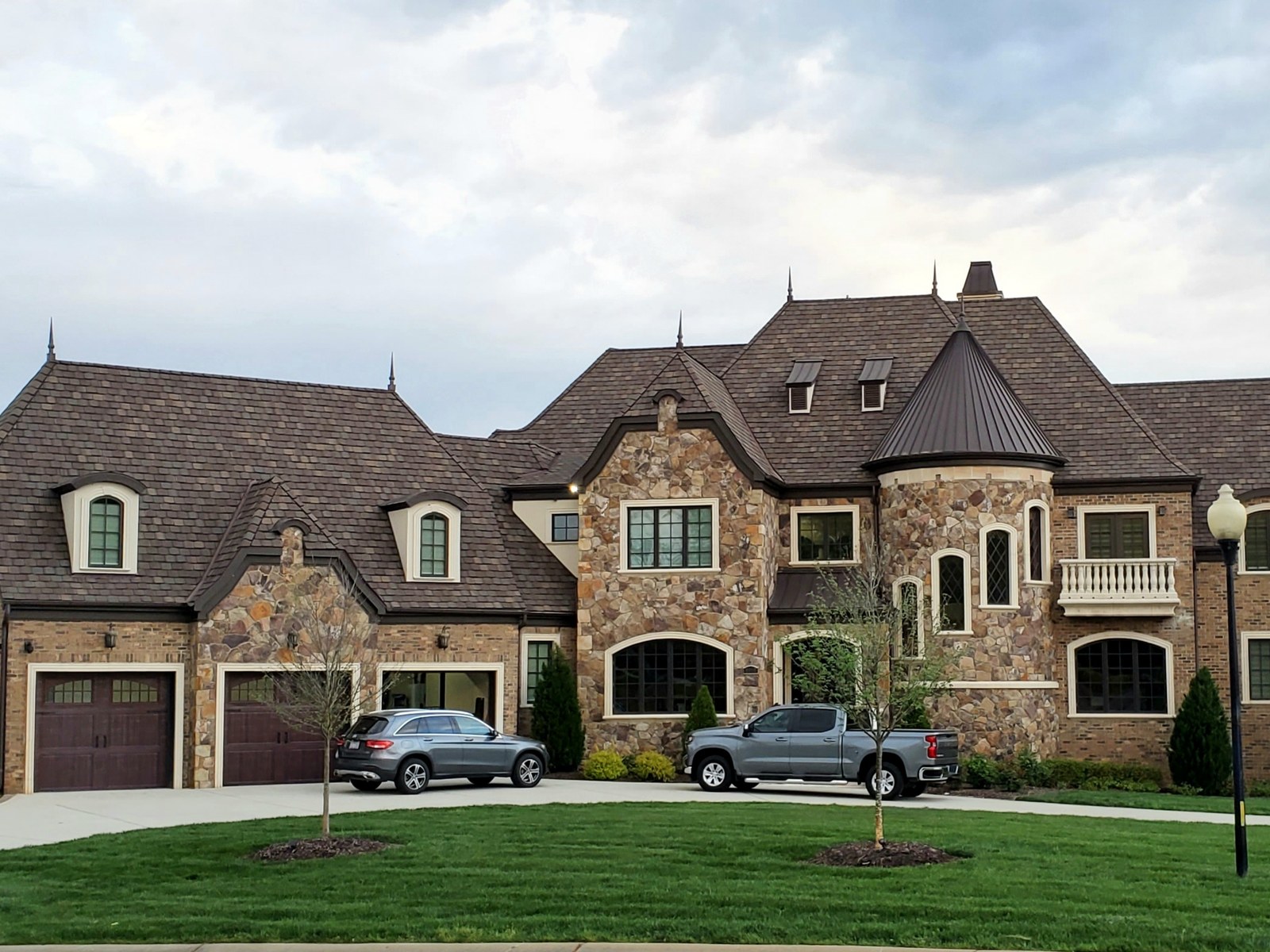 Private custom residence completed in Waxhaw, North Carolina — exterior view 2