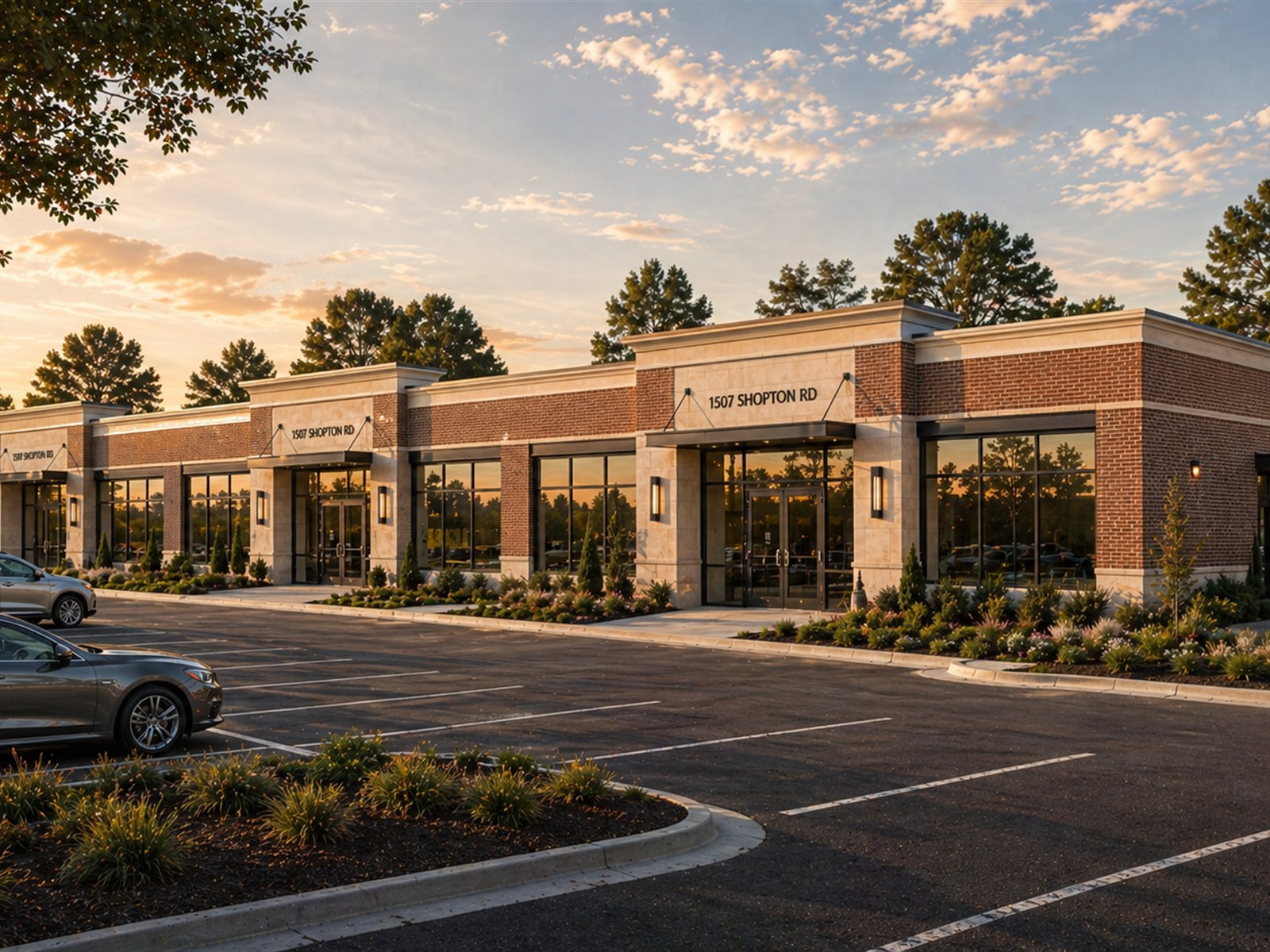 Planned professional office building at 1507 Shopton Road, Charlotte